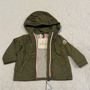 Moncler Baby Enfant Urville Jersey Lined Windbreaker Jacket 6-9m LIKE NEW